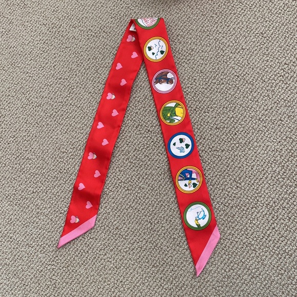 Nwt Hermes Tea Time twilly - Picture 4 of 5